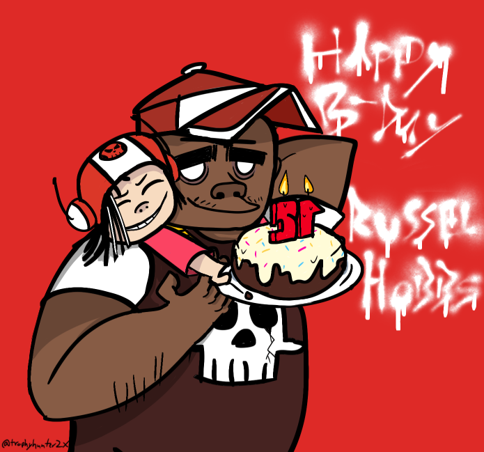 trophyhunter2X's tweet photo. A bit late but I can NEVER forget Russel’s Birthday
Happy Birthday to the most handsome Drummer 💜💜 https://t.co/n2lFjnjab4