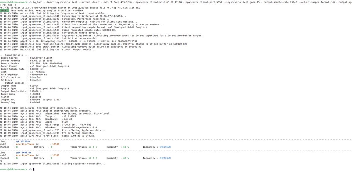 rtlsdrblog's tweet photo. iq_tool: A Command Line Tool for Resampling, Filtering, Shifting and Correcting IQ Data Streams https://t.co/aE1EcR8n3H https://t.co/sxLQLqfwTa