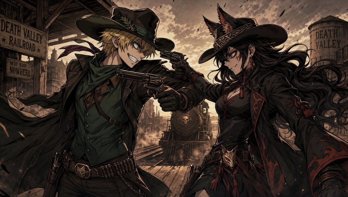 ReavingMango's tweet photo. Showdown~ https://t.co/5vtuRrZfPE