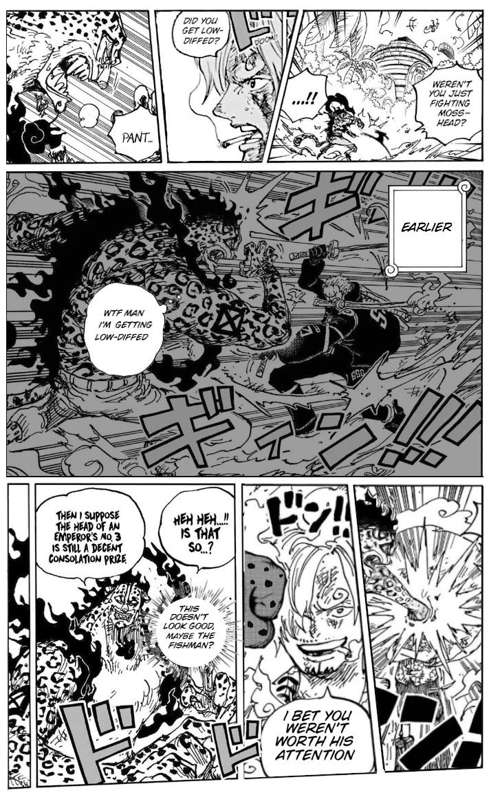 MisterMarchy's tweet photo. Lucci: I don’t see Straw Hat as an Emperor 

Also Lucci: https://t.co/tTp4gv46o4