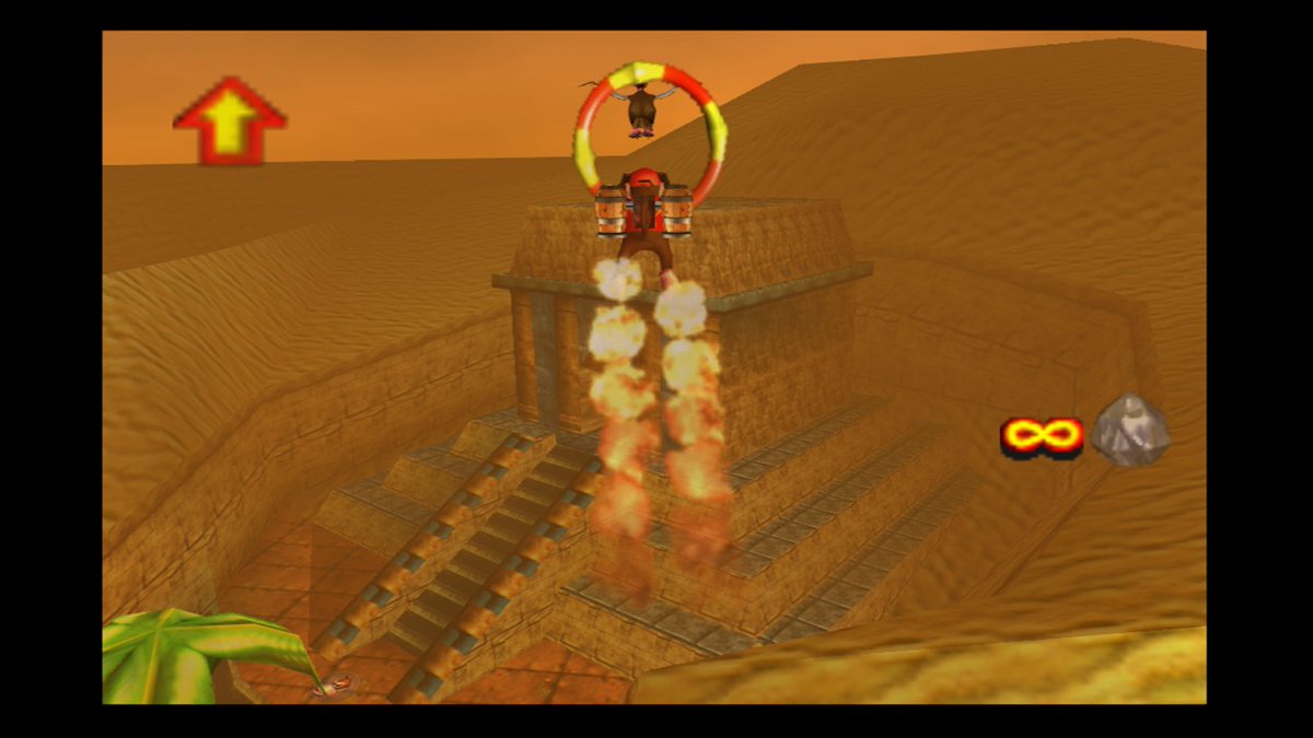 famitsu's tweet photo. NINTENDO 64 コントローラーで遊びたい！ ニンテンドウ 64 Nintendo Classicsに『ドンキーコング64』が登場
https://t.co/CUPbkHmmIl

1999年発売の3Dアクション。ドンキーコングはもちろん、相棒のディディーコングや、タイニーコング、ランキーコング、チャンキーコングも登場 https://t.co/Gs5XRi4oJ5