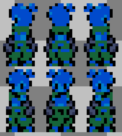 squarerootr's tweet photo. I just finished remaking the sprite of a game jam game of mine. #pixelart #gamedev https://t.co/8oKxV8Rp2S
