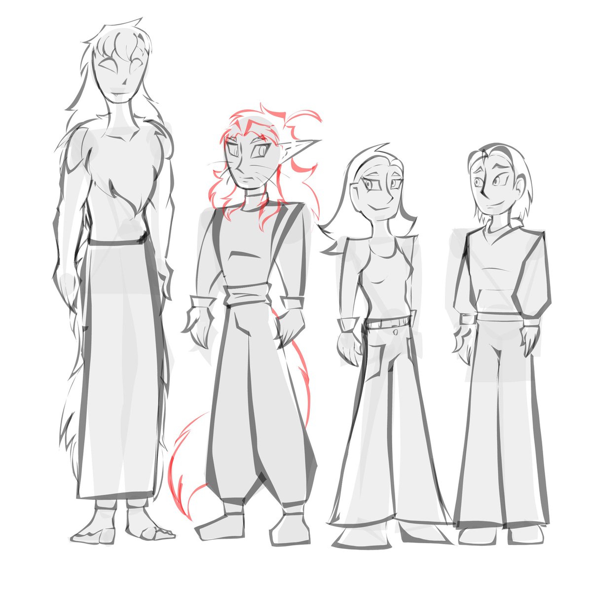kura_kitsu's tweet photo. It’s been DAYS since u last posted so have these ass sketches of my #LokiIrl ocs plus with a new oc I’m coming up with https://t.co/bw5ZLTCHcS