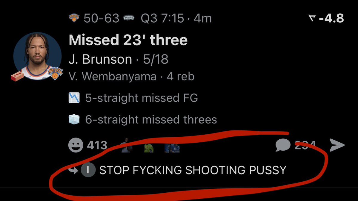 MatchingPatek's tweet photo. HERE COMES BRUNSON https://t.co/HPiOKWCsGM