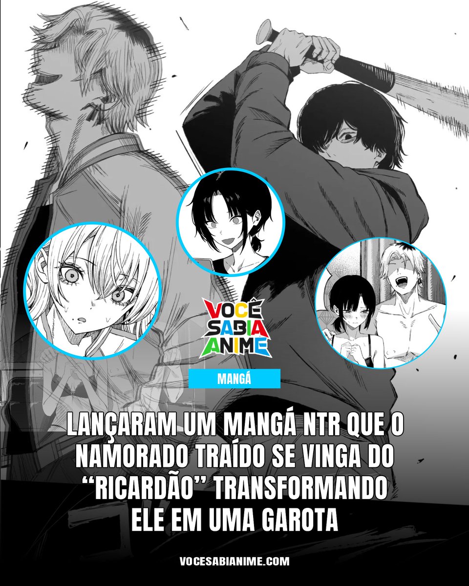 VoceSabiaAnime's tweet photo. - Seja um autor que publique mangás adultos
- Saiba que Netorare é mega popular no Japão
- Desenhe um Mangá de Netorare
- Mas o Namorado se VINGA
- Transforma o cara que pegou sua namorada em uma Garota
- Fique com ele na sua forma de Garota e o faça se apaixonar por você.
- Depois se VINGE da sua ex namorada mandando um vídeo para ela
- Termine com o cara transformado em garota como sua nova garota

Mais detalhes > https://t.co/AeJxgjkhWg