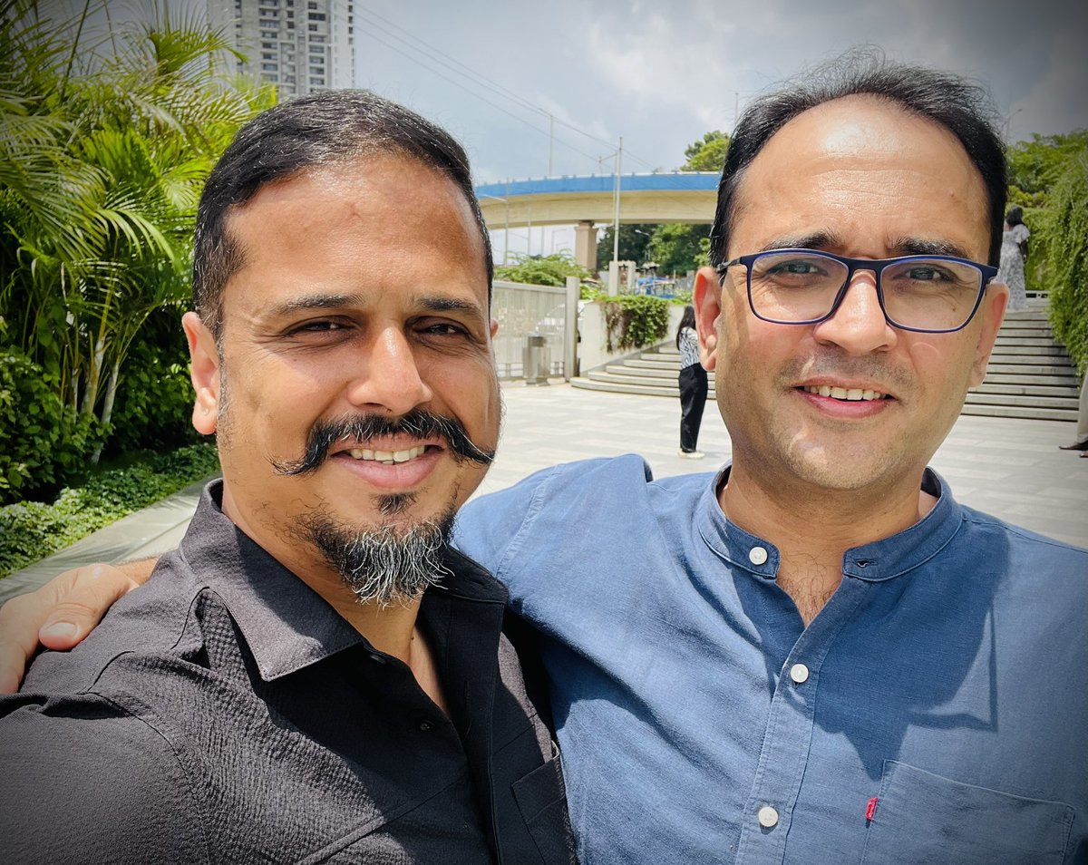 ShivAroor's tweet photo. ‘See you soon’ to my friend &amp; colleague @TMVRaghav who takes a few months away from the @NDTV news grind for a few long-postponed academic pursuits. Have a fun break, Veera, before you clamber back onto the news treadmill. https://t.co/c8gh2bsf68