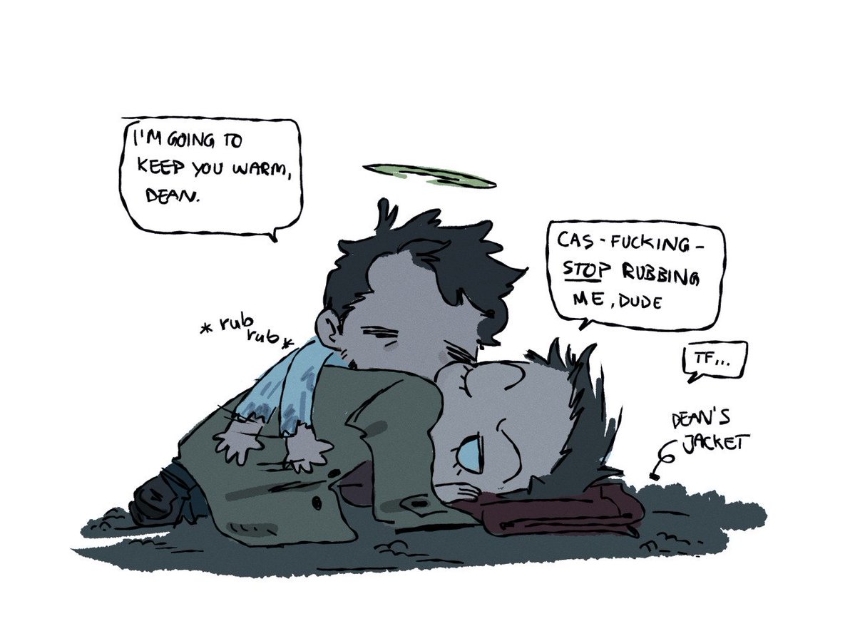 beybuniki's tweet photo. purgatory dean &amp; cas &amp; benny https://t.co/aRXok9BDzk