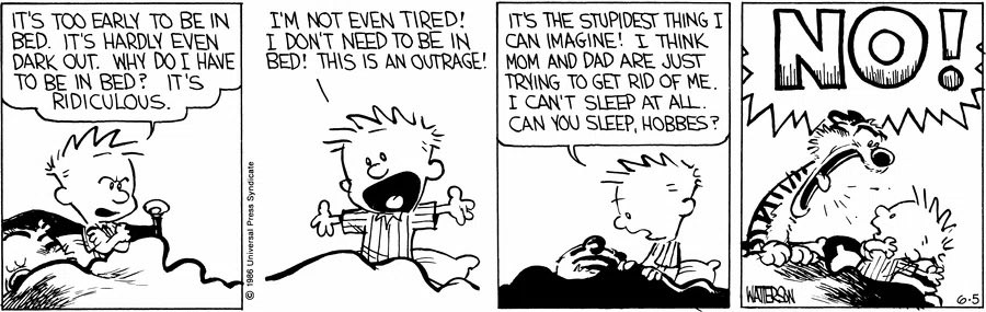 ClassicStrips's tweet photo. Calvin and Hobbes 
Bill Watterson 06.05.86 https://t.co/rAclyrK3gW