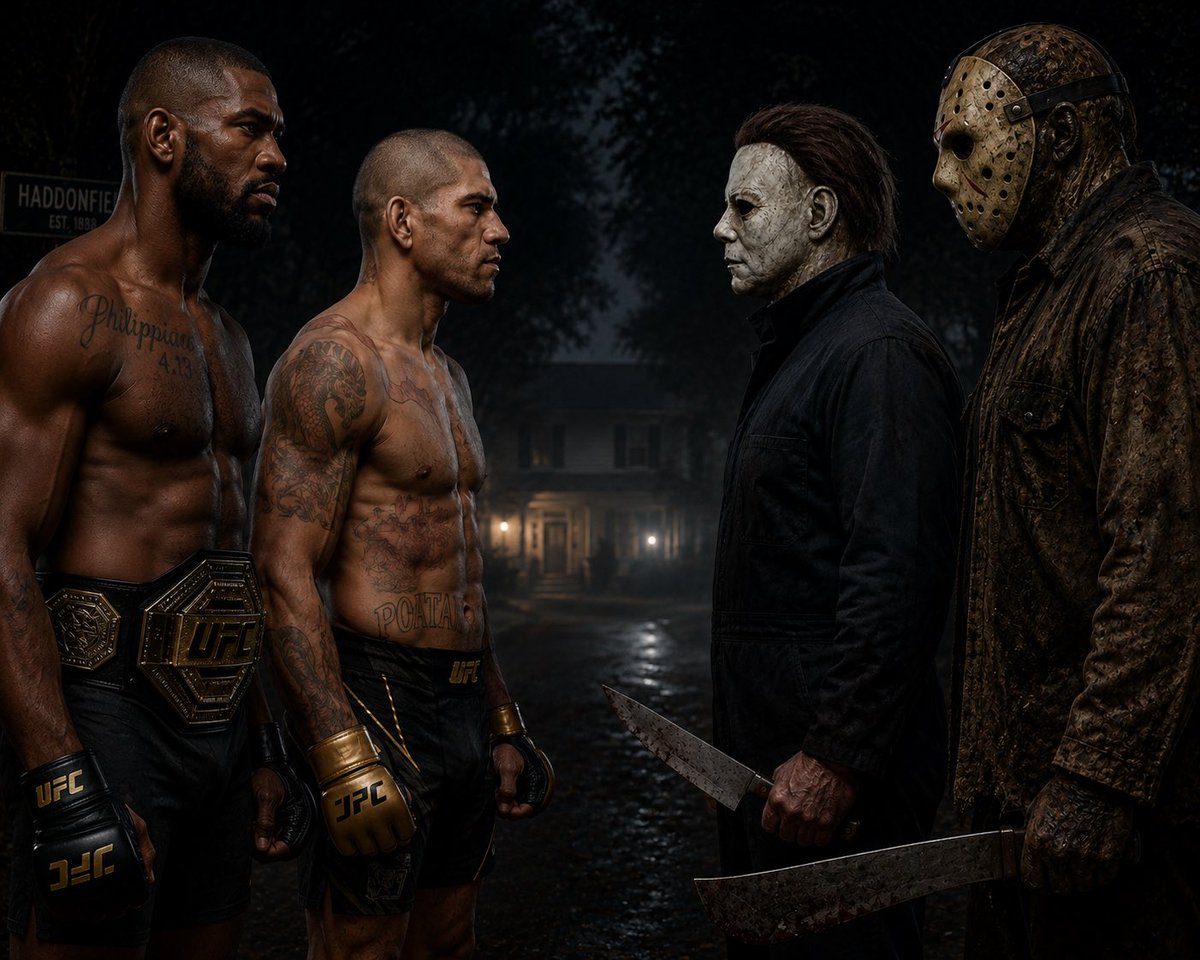 SendLokation's tweet photo. Who wins this 2v2? 
#ufc #horror https://t.co/dNmXqUpnjS