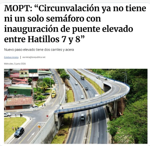 Roger_Retana's tweet photo. Es un logro histórico gracias al gobierno de @RodrigoChavesR  Obra magna en CR! https://t.co/lSI8Jc5Mnh