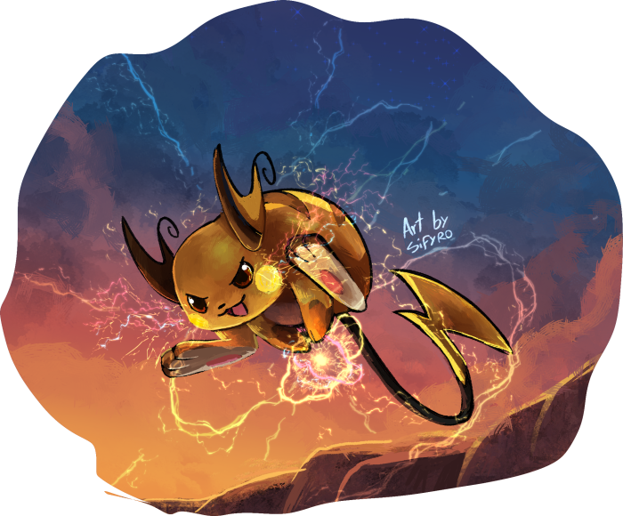 sifyro's tweet photo. Have some Raichu https://t.co/wLwsJKabT4