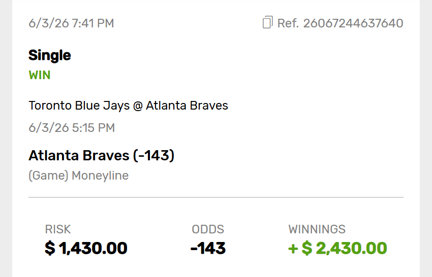 moneyline_mav's tweet photo. FREE MONEY WEDNESDAY ✅

Trust the model 💯 https://t.co/fsInIb2CAT