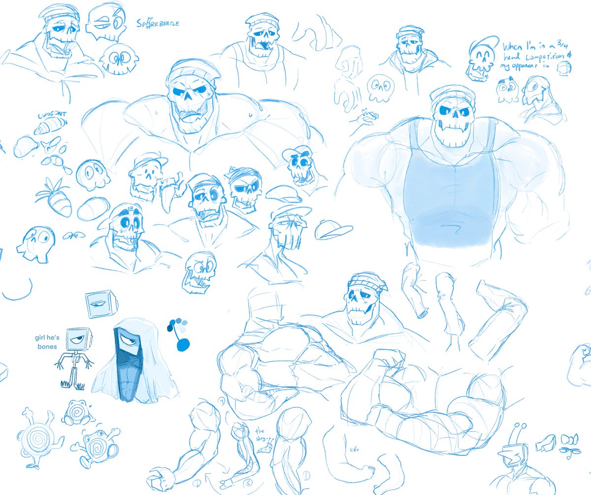 sporkbeetle's tweet photo. put some skeltons in one file yay https://t.co/dSx5J5ioax