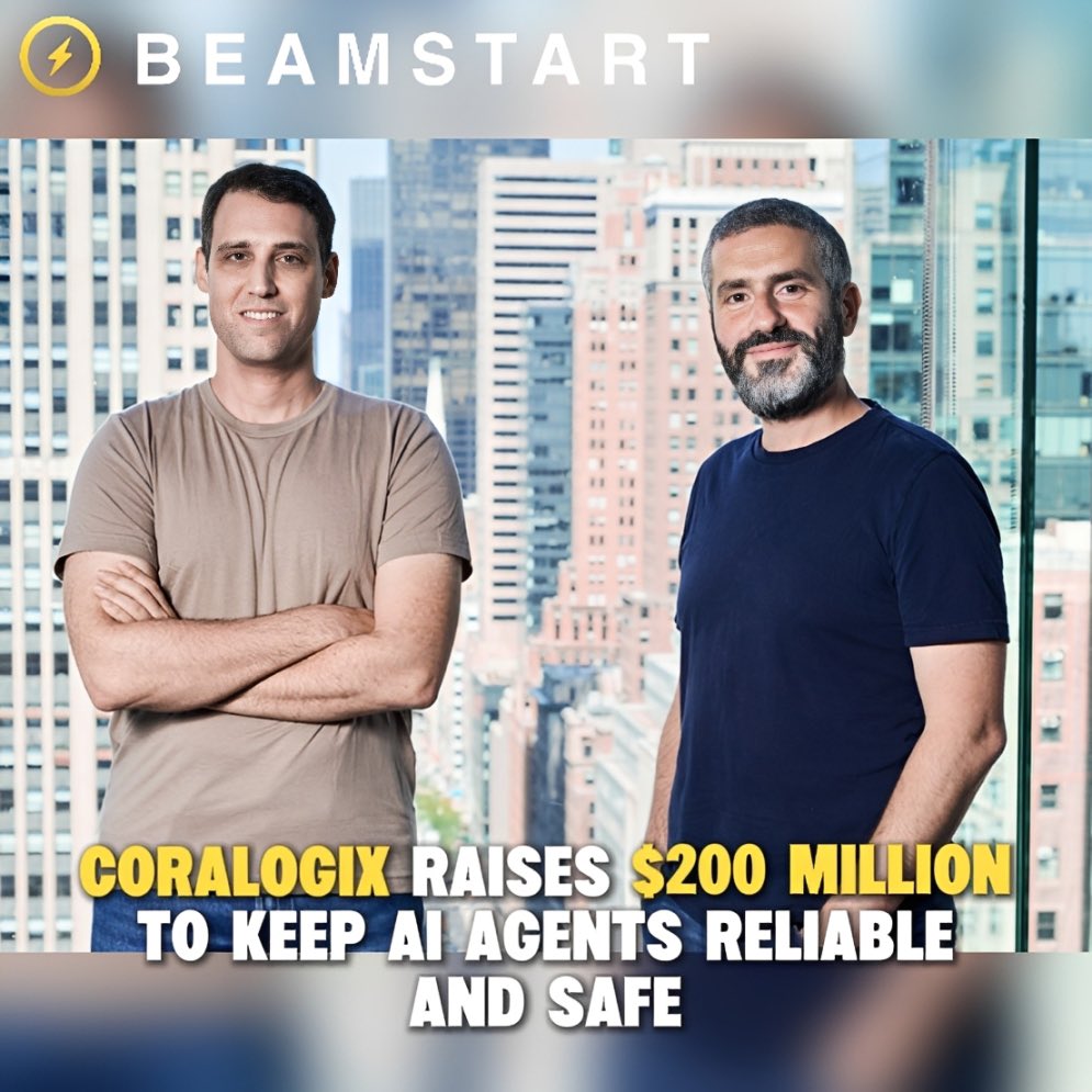 beamstart's tweet photo. AI Agents Are Getting Smarter and Coralogix Wants to Keep Them Reliable at Enterprise Scale https://t.co/8lpQvrNjgc