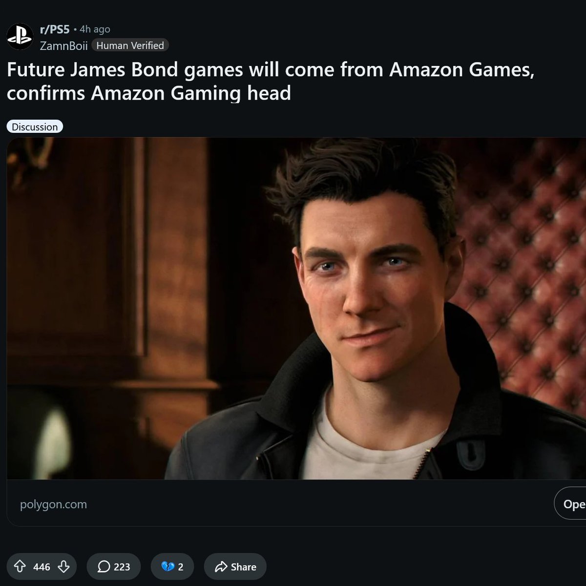 WesNemo's tweet photo. Amazon games dont be a fucking idiot and ruin a good thing. IOI interactive should be the PRIMARY dev on 007 games. https://t.co/kTKytJL6oh