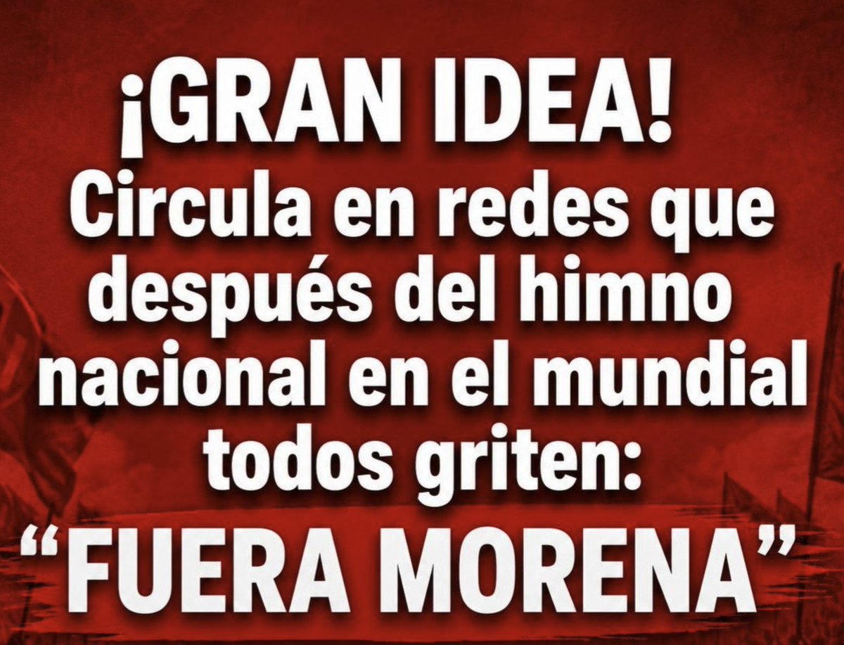 dvallech's tweet photo. @RicardoBSalinas Y esta propuesta también suena en las redes! #FueraMorena https://t.co/hLXVfXw2Tf