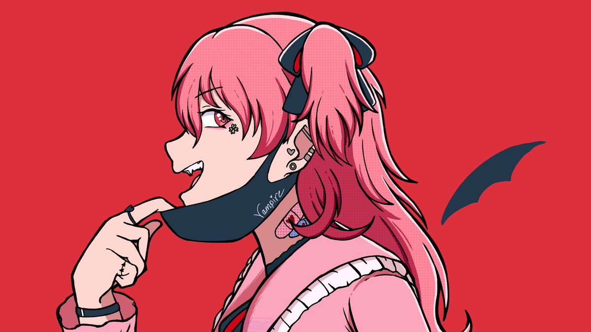 CocoaJord's tweet photo. airi vampire ! 
#prsk_fa #momoiairi https://t.co/9J3Q8H3ONR