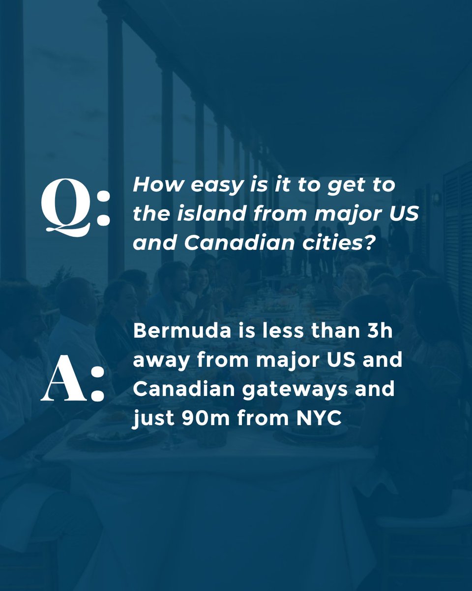 BTAInsights's tweet photo. Wondering how to plan your next meeting, event, or incentive travel to Bermuda? We've got you covered.

Learn more and access planning resources here: https://t.co/l0yhwcsj3Q https://t.co/UQR9rIZHHU