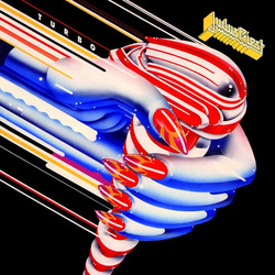 yoplaut's tweet photo. 《Screaming for Vengeance》 (1982) ,《Defenders of the Faith》 (1984), 《Turbo》 (1986) 세 앨범에서 더그 존슨은 기계 매 '헬리온(The Hellion)', 탱크 괴수 '메탈리안(The Metallian)', 그리고 세련된 '터보 핸드'까지 강렬한 원색과 에어브러시 기법으로 시각 예술의 정점을 찍었습니다. https://t.co/qko0QZtBRP