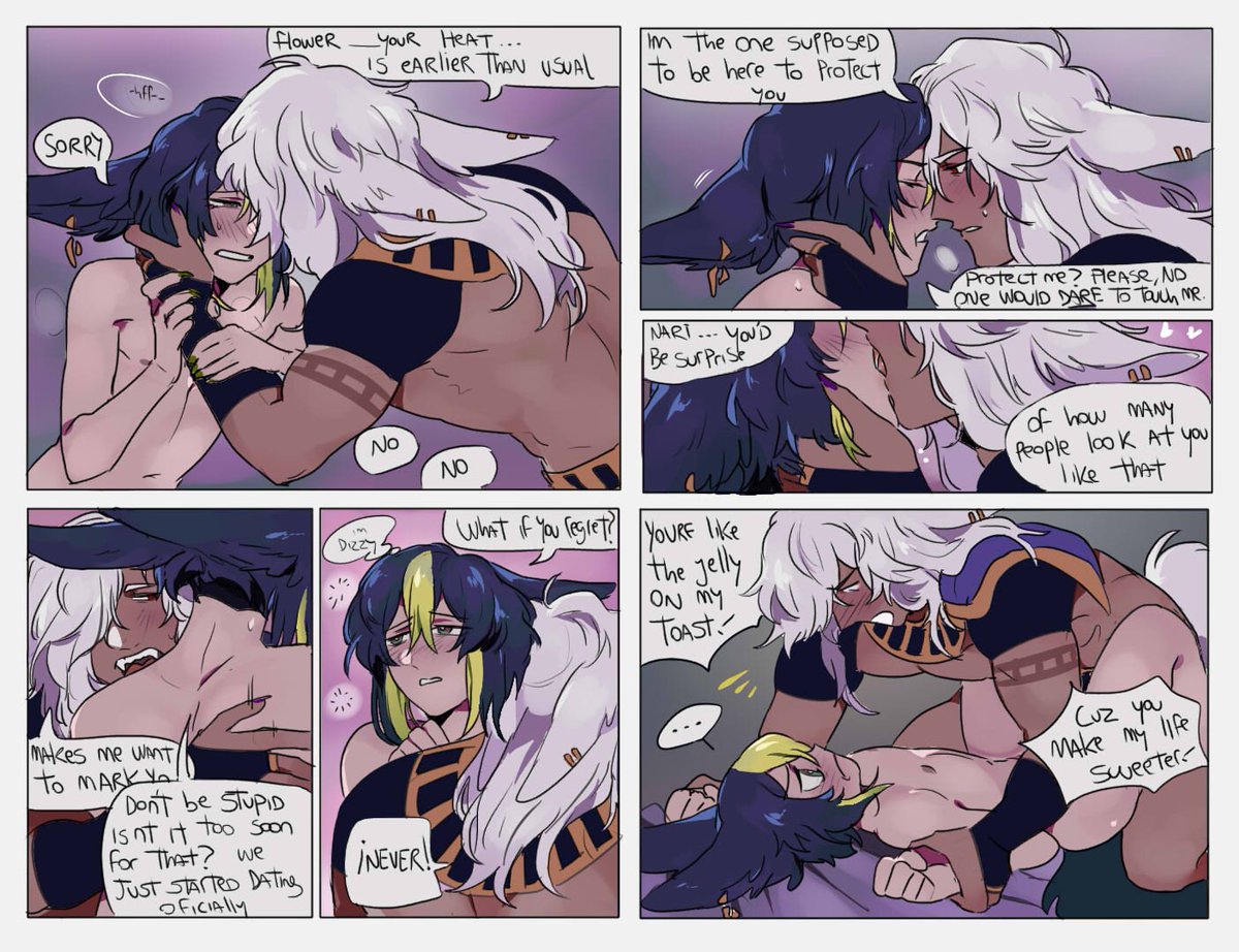 kawaiidani's tweet photo. cyonari comic omegaverse! part 1 - 4 , finally got myself to continue this, ngl i feel bad i was a long time very absent from making any kind of content, its been very rough, ty for anyone enjoying what i do, i love seeing comments. btw uncensor is here https://t.co/qtXqYSLOvU https://t.co/dm2RUgwYzm