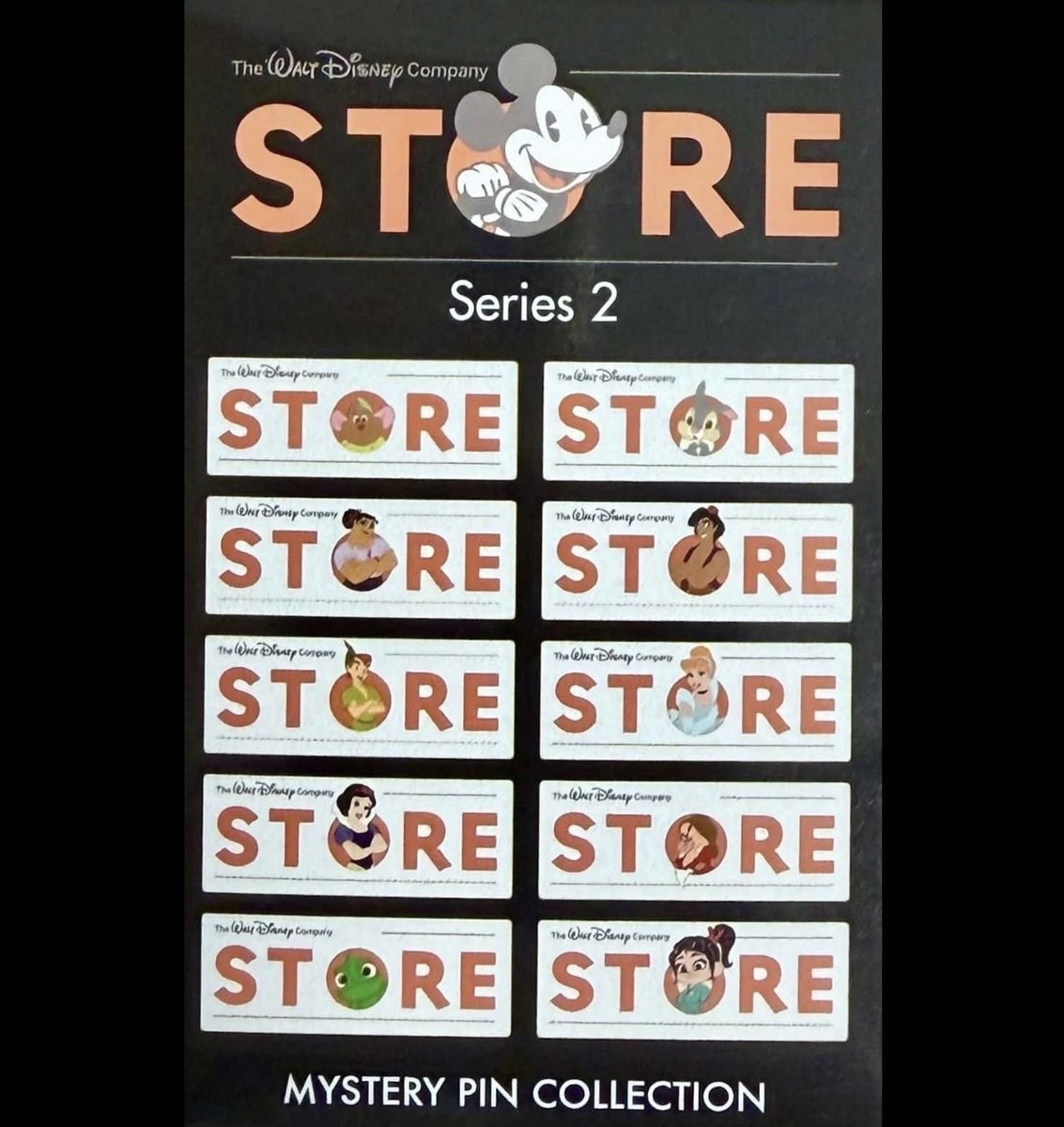 DisneyPinsBlog's tweet photo. New The Walt Disney Company Store Series 2 mystery pin set: https://t.co/7fDjdSz5Hh https://t.co/gBqryDKh8J