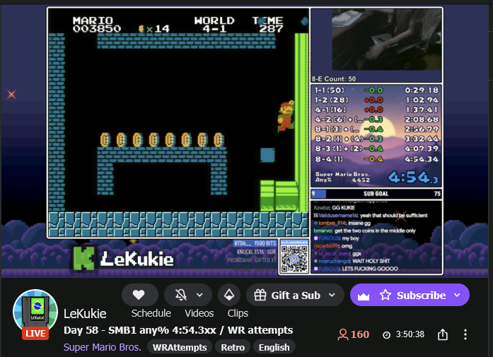furious_'s tweet photo. IT JUST HAPPENED!
 🇧🇷 @lekukie_ GOT WR IN SMB ANY%! https://t.co/gZQ2Ge7wx9