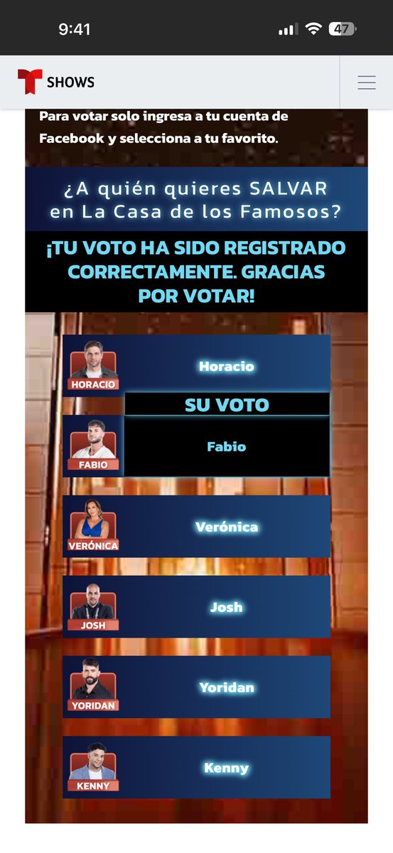 Cuartomorado's tweet photo. Mis primeros votos para Fabio en esta temporada. Y no van hacer los últimos, con el hasta la final! #LCDLF6 team Caeli quiere venganza https://t.co/NiapS2YAPQ