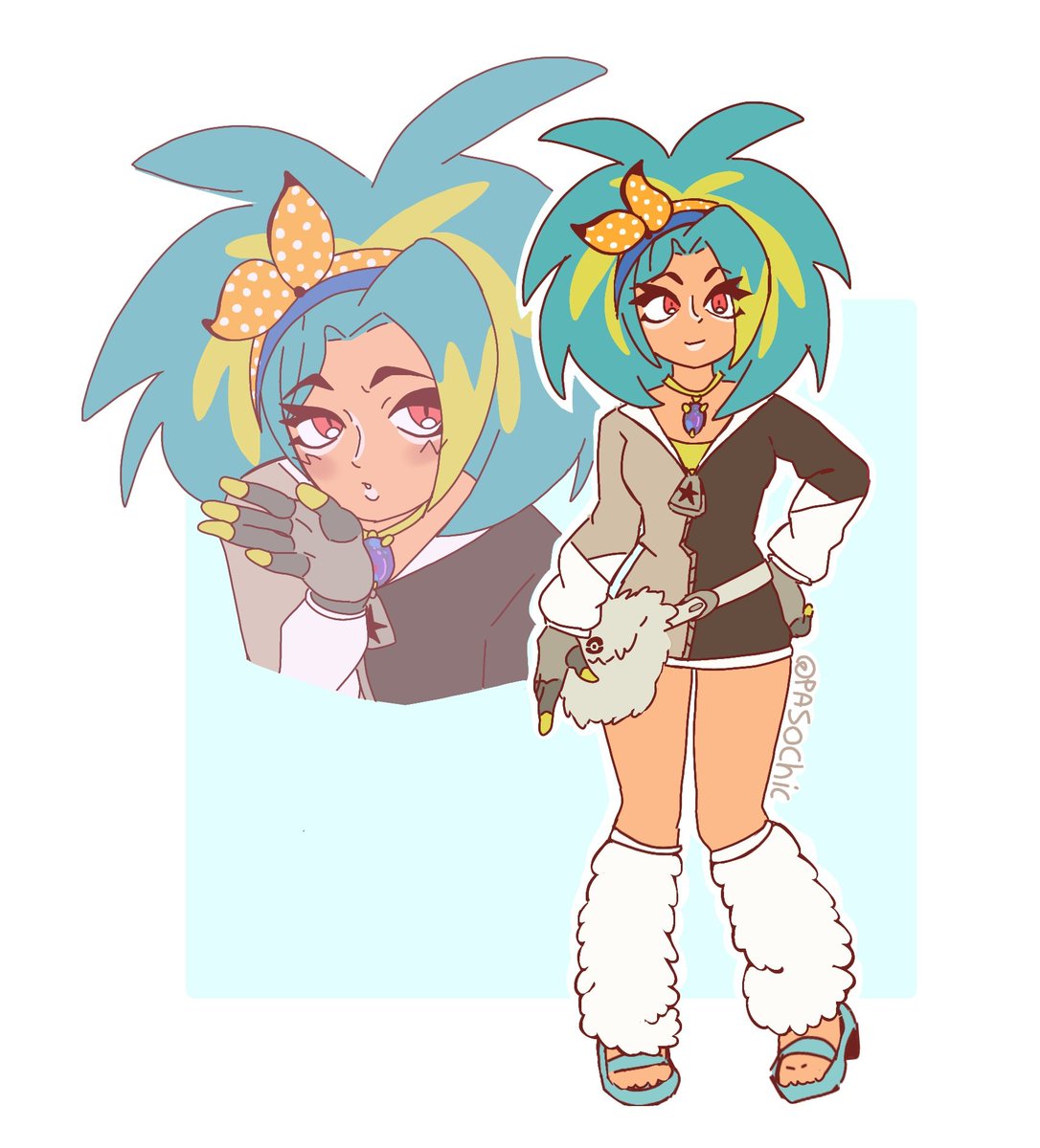 pasochic's tweet photo. #Pokemon
Una oc que habia hecho ^^💚💚 https://t.co/WgR8MximoX