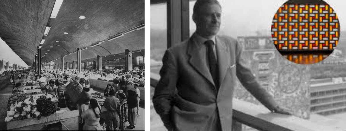 barcenairene's tweet photo. El mercado de la Merced, fue inaugurado el 23 de septiembre de 1957
con sus 3,851 locales
obra del Arqto Enrique 
del Moral 1905-1987. https://t.co/oHUXnXE4Fo