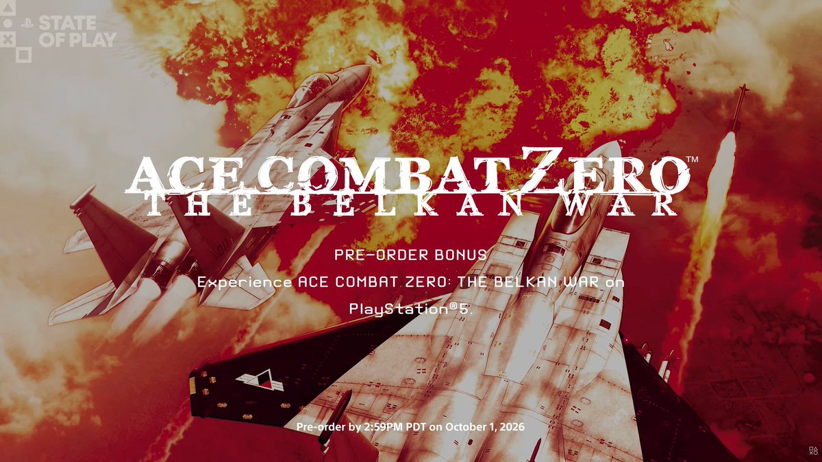 ShikikanAventa's tweet photo. HUGE NEWS: Ace Combat Zero's most hardcore fans will finally be able to play the game for the first time! https://t.co/MdRQl9noxU