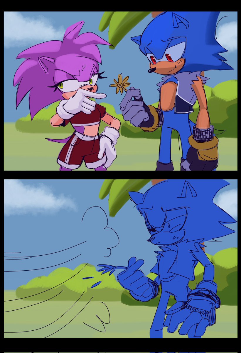 truch00_00's tweet photo. Metamy Roleswap AU cómic parte 1 👉👈
#metamy
#meyalsonic
#amyrose #amyrosefanart #metalsonicfanart #sonicthehedgehogart #sonicau https://t.co/5KgBdbsB15