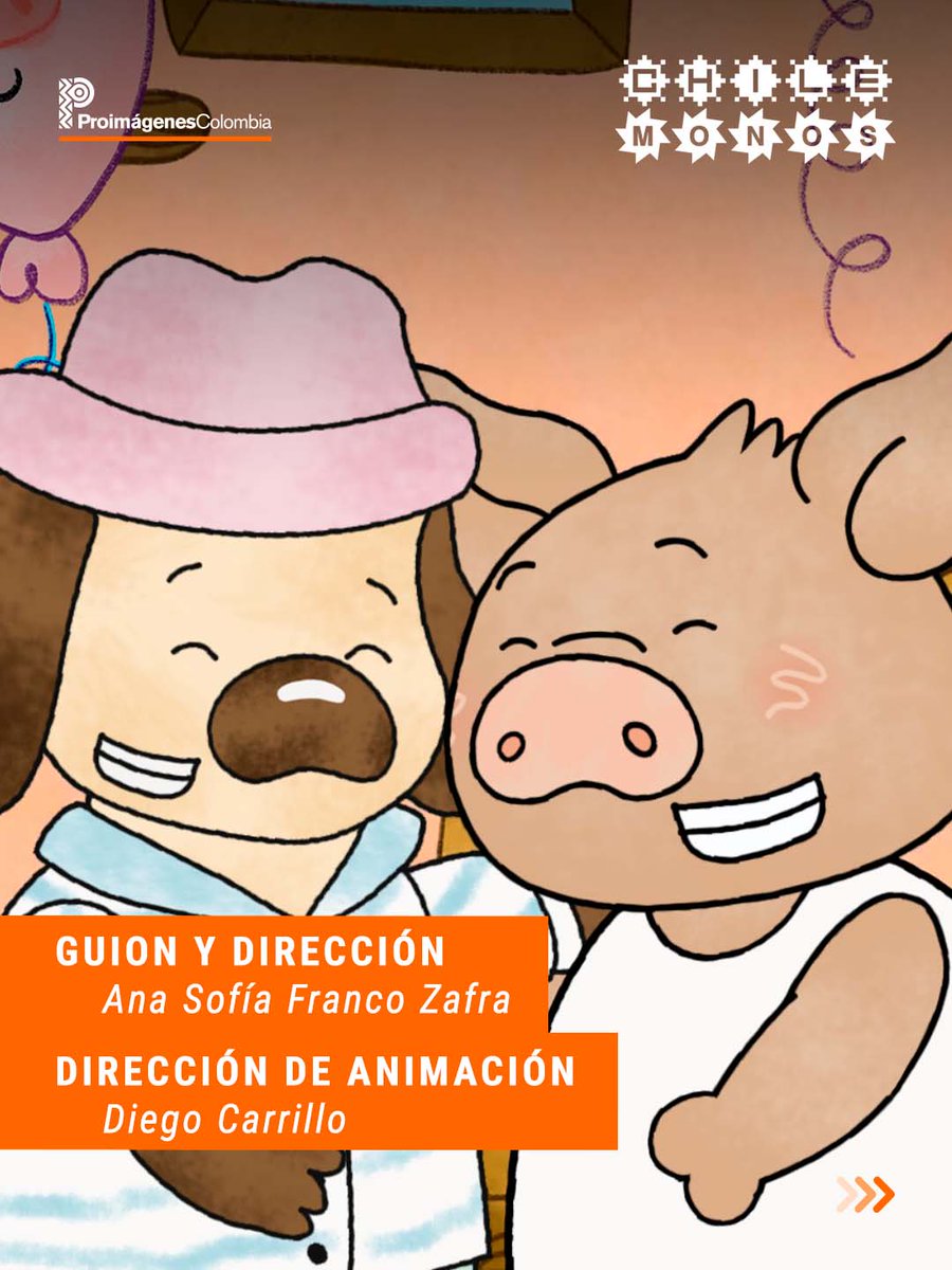Proimagenes's tweet photo. 🎉 ¡Felicitaciones a Ana Sofía Franco Zafra (@anitafeliz_) y a todo el equipo de Anita Feliz Studio (@anitafelizstudio)!

La serie animada Chanchito Bacano 🐷✨ recibe una Mención Especial del Jurado en el Festival Internacional de Animación Chilemonos 2026, en la categoría de Series Latinoamericanas para público menor de 6 años.

Este reconocimiento destaca el talento, la creatividad y el compromiso de quienes hacen posible la animación infantil en Colombia, llevando historias que conectan con las infancias más allá de nuestras fronteras.

Celebramos este importante logro y el aporte al fortalecimiento de la creación audiovisual colombiana. 

Esta serie fue financiada por @ministerio_tic a través de su convocatoria Abre Cámara 2024.

#Chilemonos2026