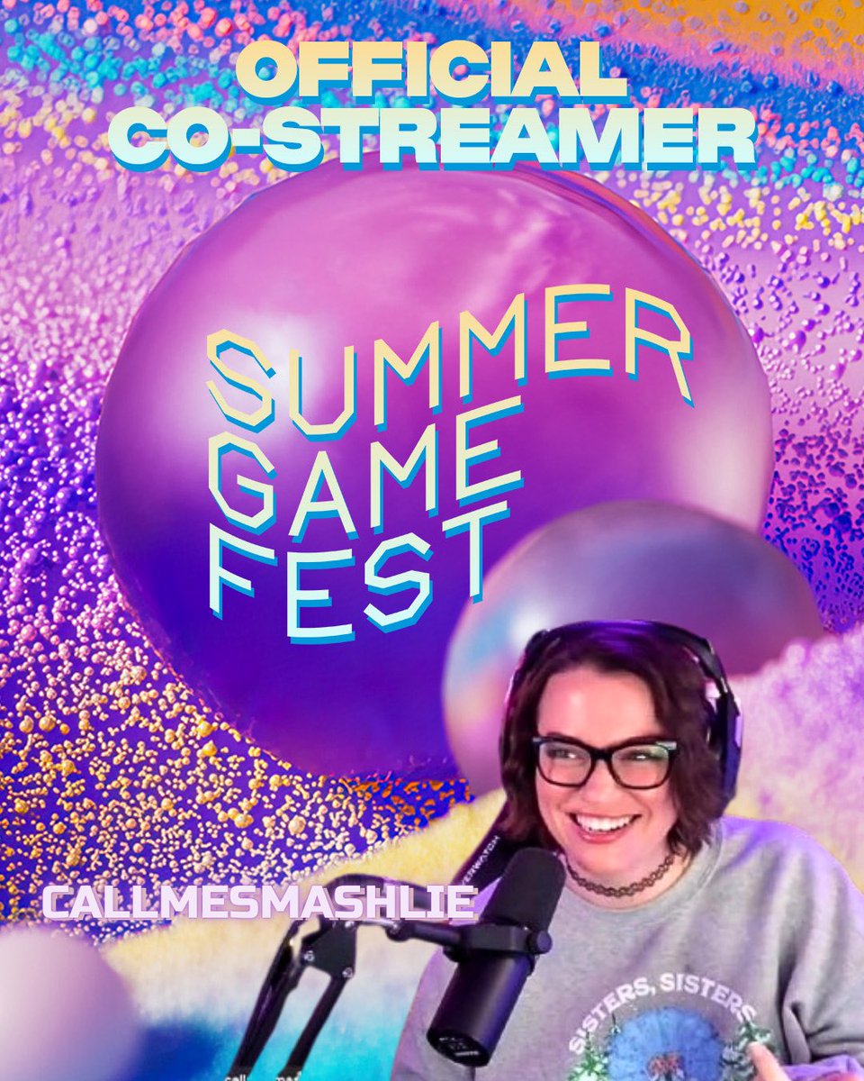 CallMeSmashlie's tweet photo. I don't even know how to say this without shaking. I'm officially co-hosting SUMMER GAME FEST. This Friday at 5PM ET, I'll be live on my channel co-hosting alongside the showcase. I've spent YEARS loving this industry and somehow it led here.
@summergamefest @thegameawards https://t.co/A5T4p9Gi4o