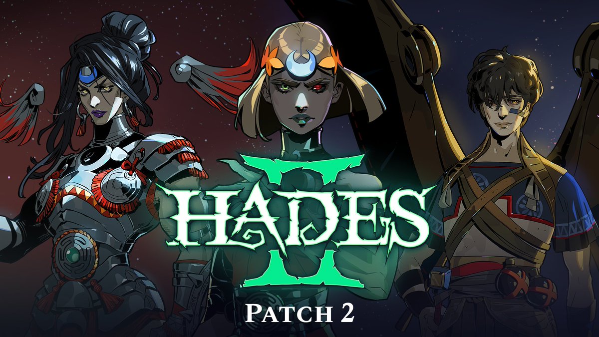 SupergiantGames's tweet photo. Earlier we released Hotfix 3 with various additional fixes to our recent Hades II Post-Launch Patch!🩹

📝Full Patch Notes: https://t.co/7saBxo6jiU

These fixes will be coming to console versions as well. Thank you for playing, and see you at the Crossroads!🌖 https://t.co/ANFOinTGSm