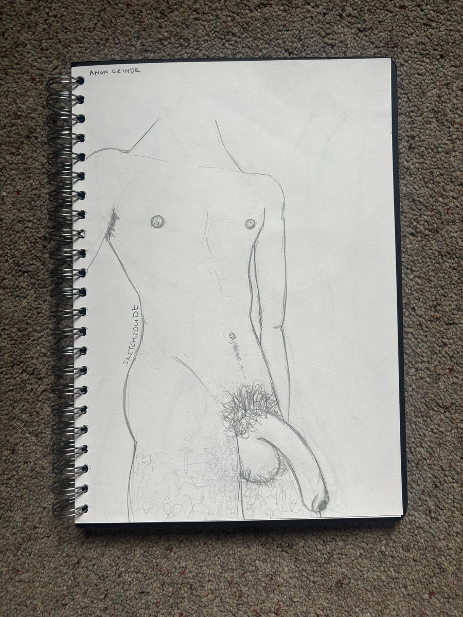 GoonCocks's tweet photo. Straight hung 19 year old twink found me on Reddit and asked me to sketch him https://t.co/OPtj7jt33b