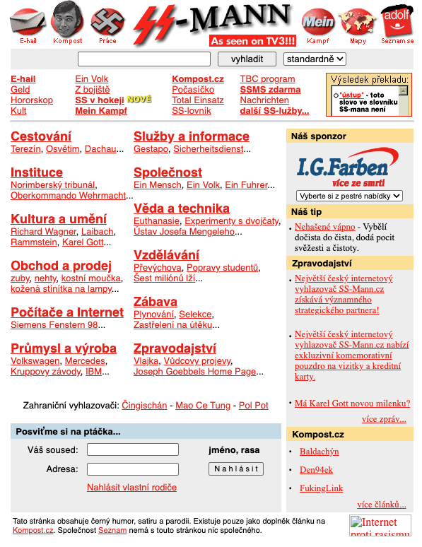 ZdenekKlouda74's tweet photo. Pamatujete si největší český internetový vyhlazovač?  Už je to 25 let .... https://t.co/NdHpELKfGE
