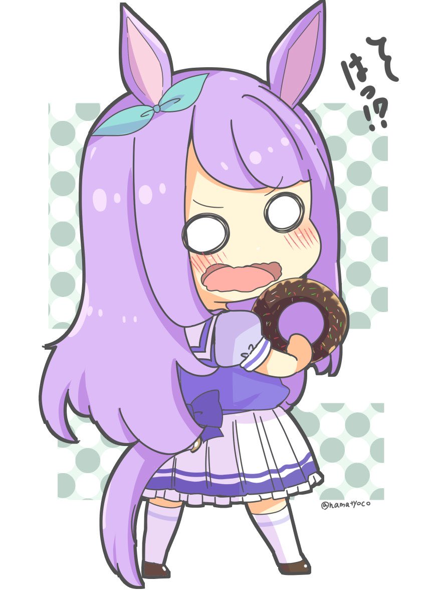 メジロマックイーン(ウマ娘) 「おはようございます」|なまちょこ／ウマ娘5th土曜日のイラスト
