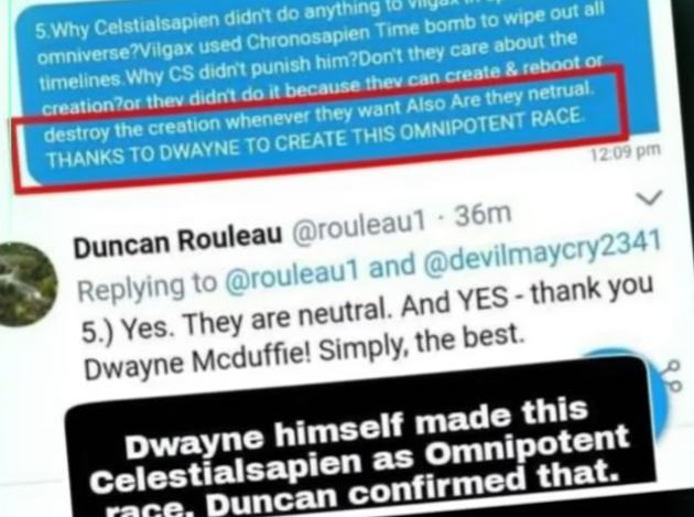 AlexR736's tweet photo. @Quaza_Deschain Yeah right, he just happens to be answering every question and thanking Dwayne as well. https://t.co/u79R8AqpHW
