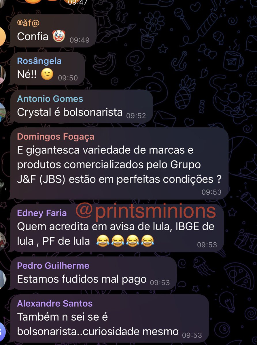 Prints bolsonaristas tweet media