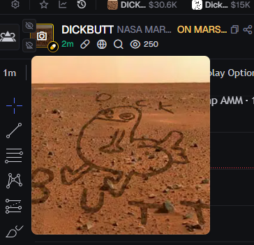 0x_Sharkguy's tweet photo. 1 Years NASA MARS DRAWING $DICKBUTT
8dNZGEUJN1NUnFcthswTzu1JTrt6EEPKwz7LDoispump https://t.co/gtNVWCp3HH