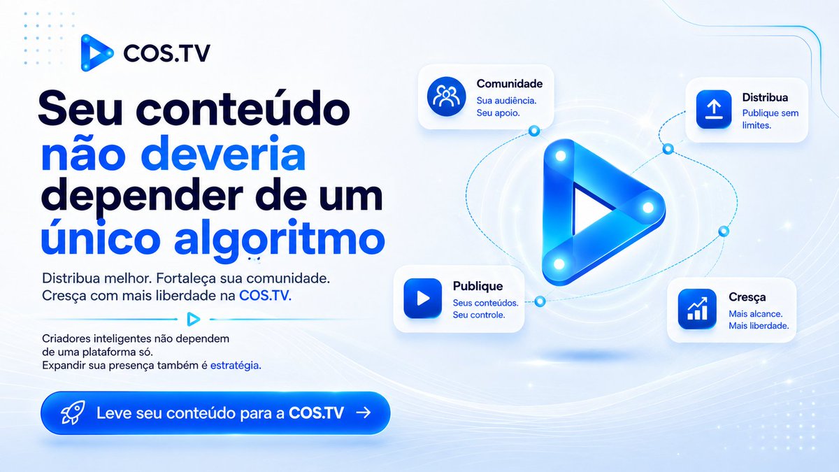 costvbrasil's tweet photo. Seu conteúdo não deveria depender de um único algoritmo.

Criador que pensa em crescimento também pensa em distribuição, comunidade e autonomia.

Publique também na https://t.co/7lqQ0A24gH https://t.co/qvBkl8kiRp