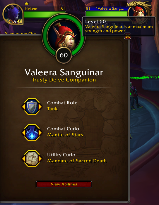Darrnath's tweet photo. Max Level, still gets 4 shot from some mobs in certain delves.

Faculty of Fear in Collegiate Calamity's opening 3 pack for example, the two Belves and Ogre?  I blink after using the eye, she's DEAD. https://t.co/wsclLs4YLp