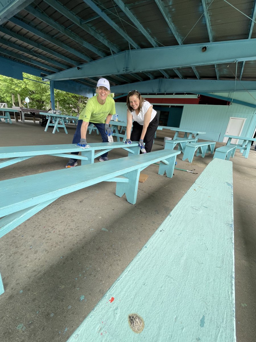 JerseyCares's tweet photo. Last week, BNP Paribas volunteers helped prepare Camp Liberty for summer ☀️💙 In just a few hours, they completed projects that will benefit campers all season long.

Thank you BNP, for 15 years of partnership and countless hours of impact! #VolunteerNJ https://t.co/fCT0Phnc5z