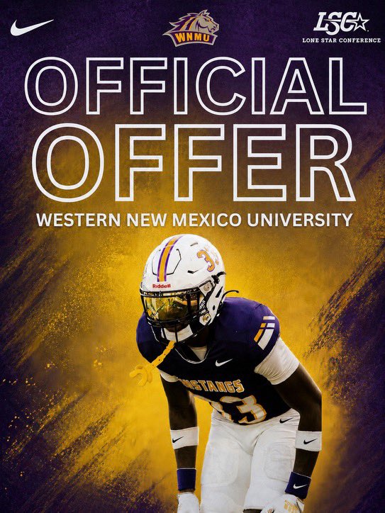 Kadenkwatson's tweet photo. Glad to announce my 4th offer from @WNMUFootball as an ATH!! @evan__greene @coachJNicholls @GametimeRC @SOAZFootball @JUSTCHILLY @TheBreakdownVB @gridironarizona https://t.co/gWaMYHfNF7