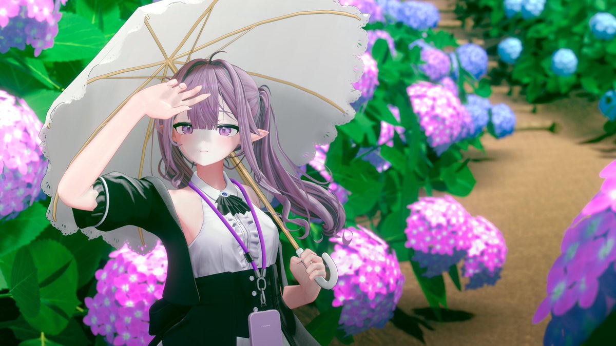 おはようございます💐 World: 紫陽花岬 -Cape Hydrangea- Author