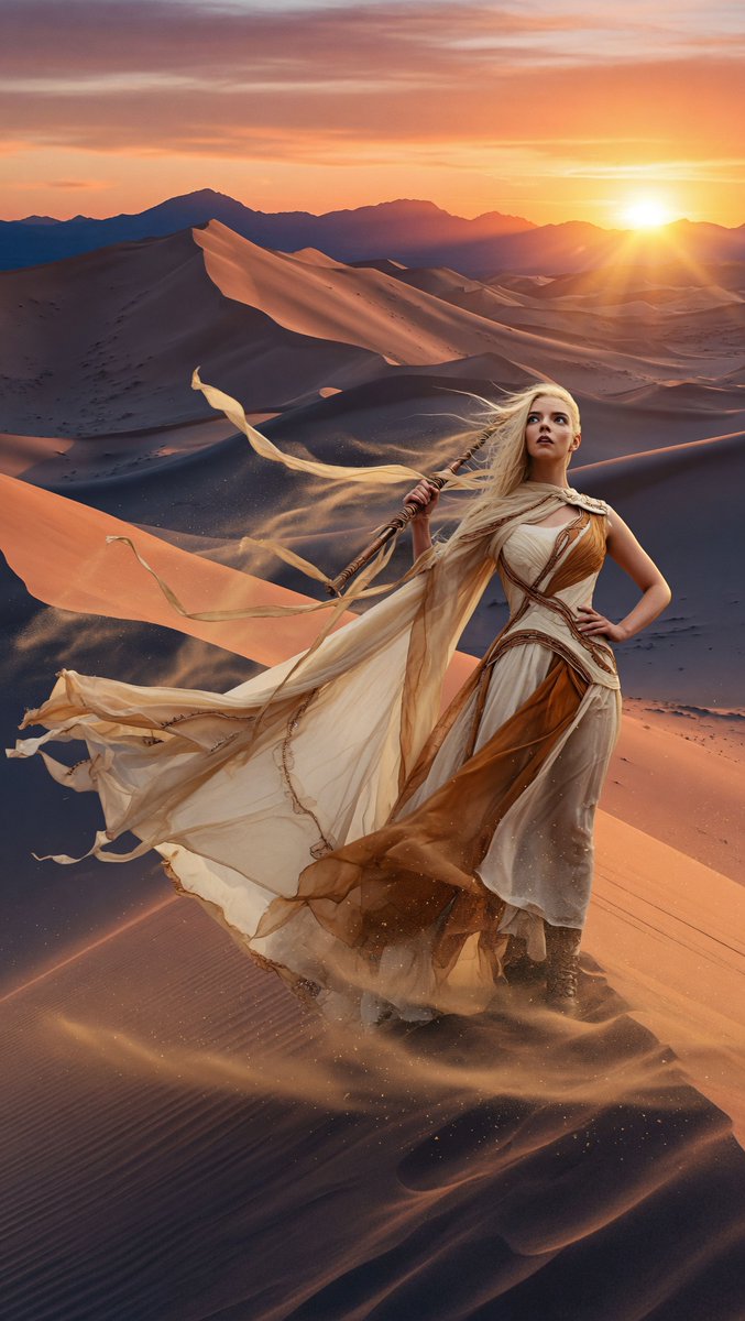 Epic Desert Couture Heroine