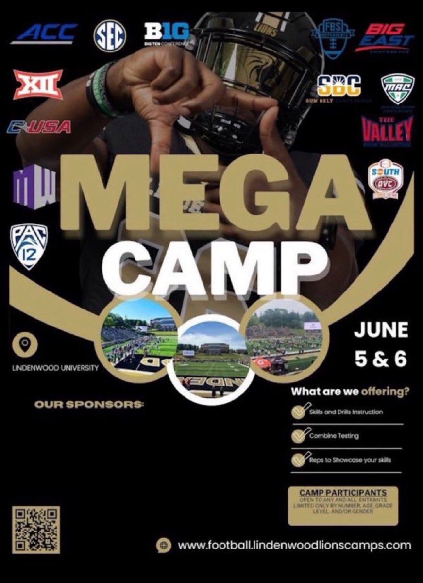 Cole_2030_ATH's tweet photo. I will be attending the @LindenwoodFB camp session 4 on Saturday. Ready to showcase my ability to play! @JPRockMO @GSV_STL @QBHitList @PrepRedzoneMO @TheUCReport @sixstarfootball @247recruiting @scwfootball @GACinsider1 https://t.co/SlxMcR8q3c