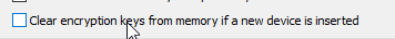 lowfry's tweet photo. @tfelixt1 @janvoss VC hat eine Einstellung um Keys aus dem RAM zu löschen, wenn ein neues Gerät eingesteckt wird.

Wenn das zu nervig ist, weil man oft was einsteckt, gibt es eine kleine Extension, die erlaubt dass das nur an ist, wenn der User gelocked (Win+L) ist:
https://t.co/0twYNDqx2N https://t.co/aSD1Nb7ZNi