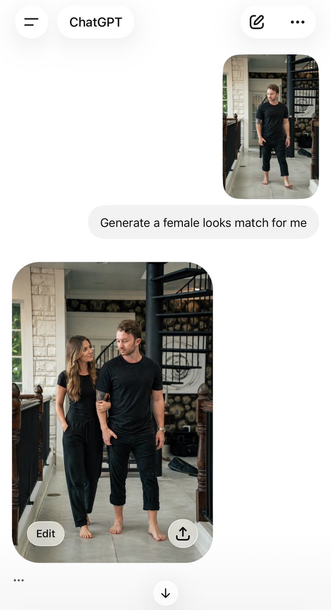 danielfazio's tweet photo. Is your ChatGPT generated looksmatch a baddie? https://t.co/RBCpwerKxb