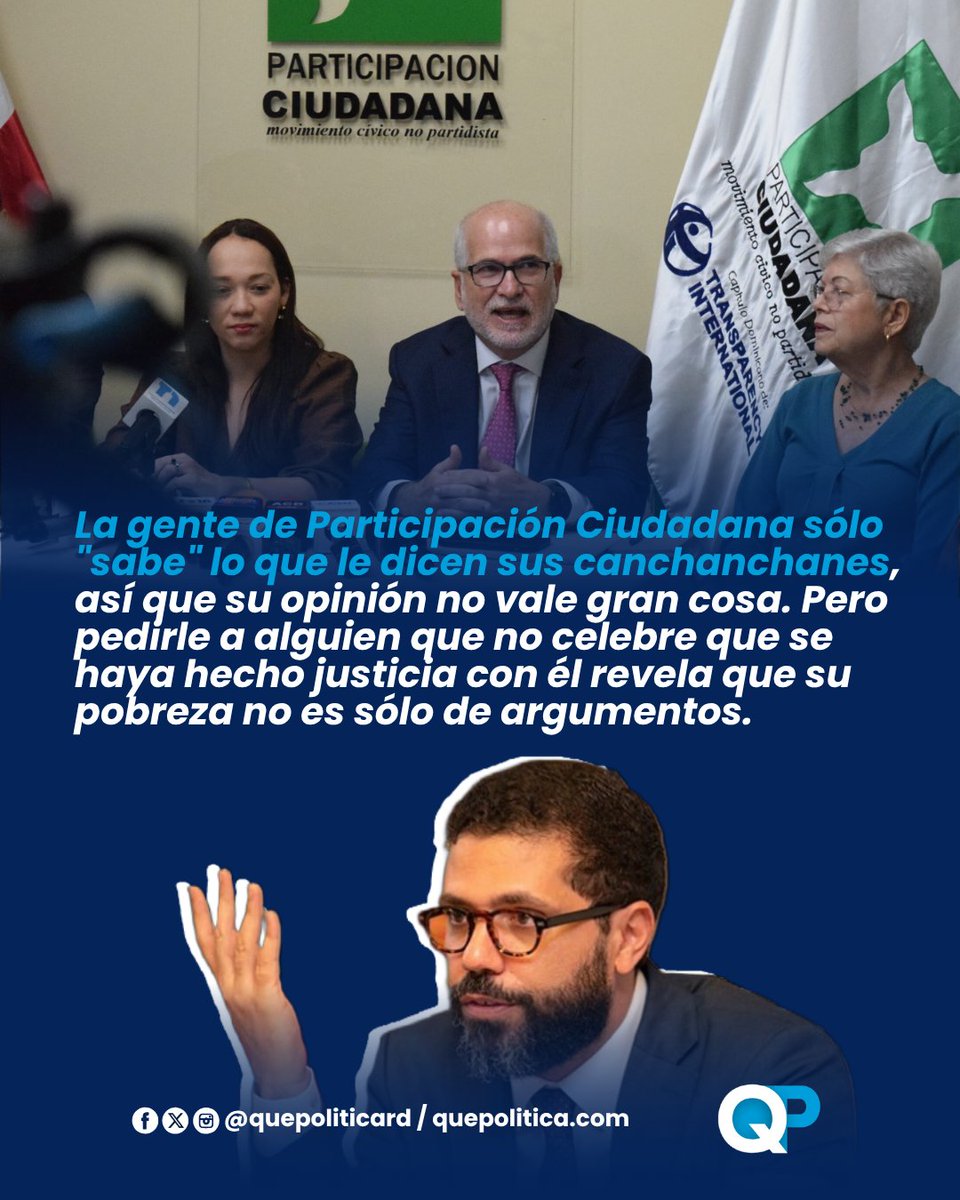 QuePoliticaRD's tweet photo. ❌🚨 Miembro del equipo legal de Gonzalo Castillo le deja un ´cariñito´ a Participación Ciudadana. 👀 https://t.co/NbHiegxVkC